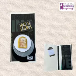 Opakowanie na czekoladę „Forever Friends” - 8,5 na 17 cm